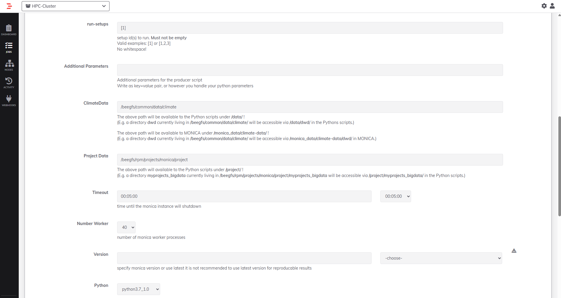 Rundeck Login Page